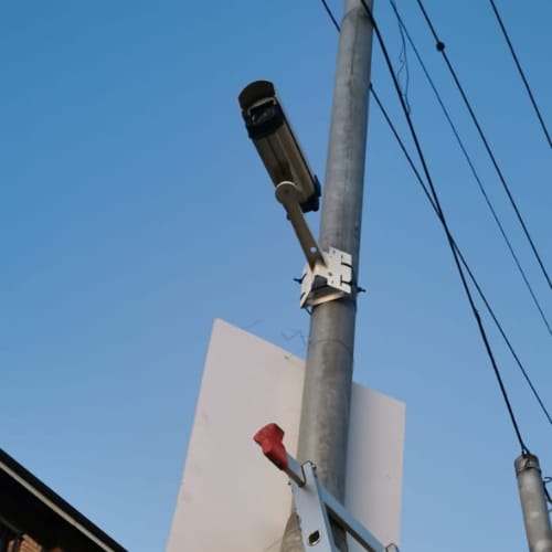Traffic Monitoring Camera and Sensor Installation